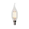 LUEDD Led Lampen|Filament Lampen*E14 Dimmbare LED-Glühbirne BXS35 Klar 4W 450 lm 2200K