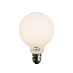 LUEDD Led Lampen*E27 Dimmbare LED-Glühbirne Opal G95 5W 450lm 3000K
