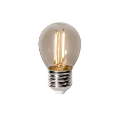 LUEDD Filament Lampen|Led Lampen*E27 Dimmbare LED-Glühbirne P45 Rauch 3W 250 lm 2200K