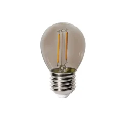 LUEDD Filament Lampen|Led Lampen*E27 Dimmbare LED-Glühbirne P45 Rauch 3W 250 lm 2200K