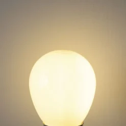 LUEDD Led Lampen|Filament Lampen*E27 Dimmbare LED-Glühbirne P45 Opalglas 3W 250 lm 3000K