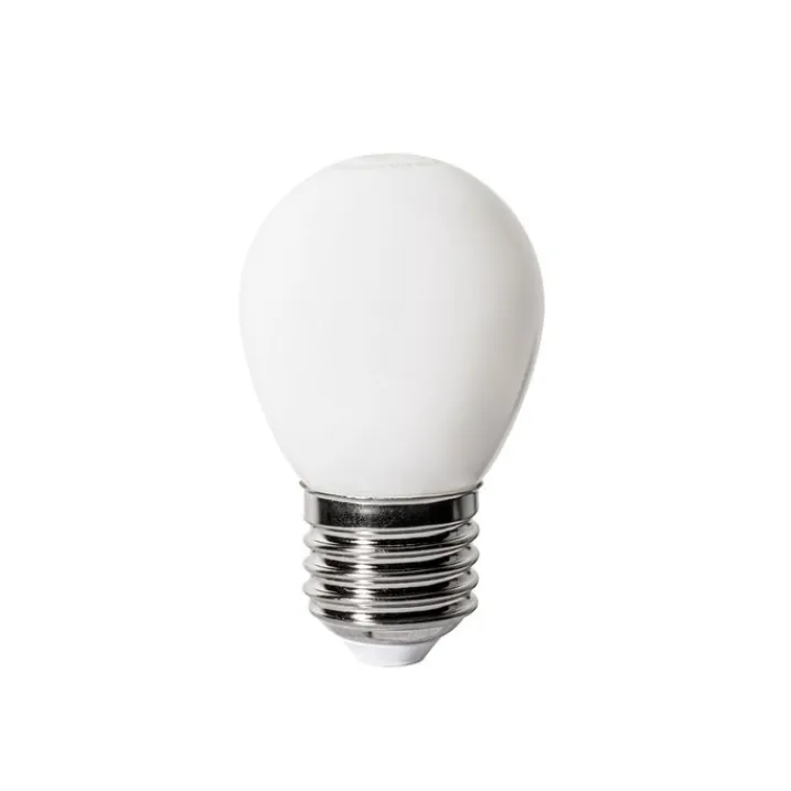 LUEDD Led Lampen|Filament Lampen*E27 Dimmbare LED-Glühbirne P45 Opalglas 3W 250 lm 3000K