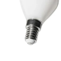 LUEDD Filament Lampen|Led Lampen*E14 Dimmbare LED-Glühbirne P45 Opal 5W 470 lm 3000K