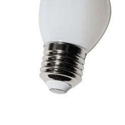 LUEDD Filament Lampen|Led Lampen*E27 Dimmbare LED-Glühbirne P45 Opalglas 3W 250 lm 2700K