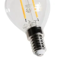 LUEDD Filament Lampen|Led Lampen*E14 Dimmbare LED-Glühbirne P45 Klar 3W 250 lm 2700K