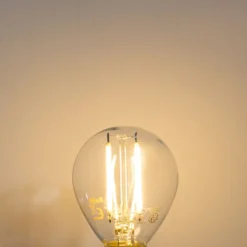 LUEDD Filament Lampen|Led Lampen*E14 Dimmbare LED-Glühbirne P45 Klar 3W 250 lm 2700K