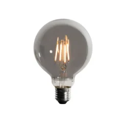 LUEDD Filament Lampen|Led Lampen*E27 Dimmbare LED-Glühbirne Rauch G95 5W 200 lm 1900K