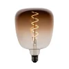 LUEDD Filament Lampen|Led Lampen*E27 Dimmbare LED-Glühbirnen G140 Braun 4,9W 110 lm 1800K