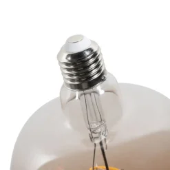 LUEDD Filament Lampen|Led Lampen*E27 Dimmbare LED-Glühbirnen G140 Braun 4,9W 110 lm 1800K