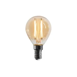 LUEDD Filament Lampen|Led Lampen*E14 Dimmbare LED-Glühbirnen G45 Gold 4W 330 lm 2100K