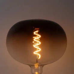 LUEDD Filament Lampen|Led Lampen*E27 Dimmbare LED-Glühbirnen G220 Braun 4,9W 130 lm 1800K