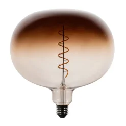 LUEDD Filament Lampen|Led Lampen*E27 Dimmbare LED-Glühbirnen G220 Braun 4,9W 130 lm 1800K