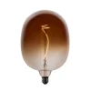 LUEDD Filament Lampen|Led Lampen*E27 Dimmbare LED-Glühbirnen G170 Braun 4,9W 130 lm 1800K