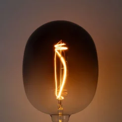 LUEDD Filament Lampen|Led Lampen*E27 Dimmbare LED-Glühbirnen G170 Braun 4,9W 130 lm 1800K