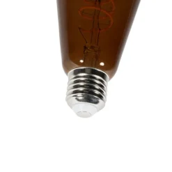 LUEDD Filament Lampen|Led Lampen*E27 Dimmbare LED-Glühbirnen ST64 Braun 4W 100 lm 1800K