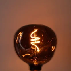 LUEDD Filament Lampen|Led Lampen*E27 Dimmbare LED-Glühbirnen T125 Braun 4W 120 lm 1800K