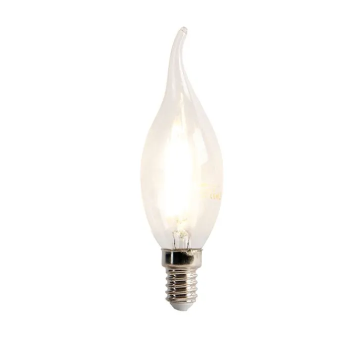 LUEDD Filament Lampen|Led Lampen*E14 dimmbare LED-Glühfaden-Kerzenlampe 3W 250 lm 2700K