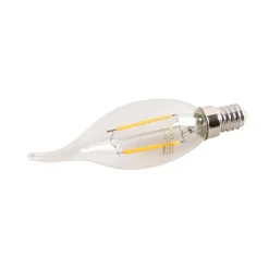 LUEDD Filament Lampen|Led Lampen*E14 dimmbare LED-Glühfaden-Kerzenlampe 3W 250 lm 2700K
