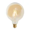 LUEDD Filament Lampen|Led Lampen*E27 dimmbare LED-Glühlampe G125 Goldline 5W 450 lm 2200K