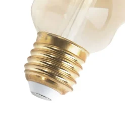 LUEDD Filament Lampen|Led Lampen*E27 dimmbare LED-Glühlampe G125 Goldline 5W 450 lm 2200K