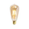 LUEDD Filament Lampen|Led Lampen*E27 dimmbare LED-Glühlampe ST64 goldline 5W 380 lm 2200K