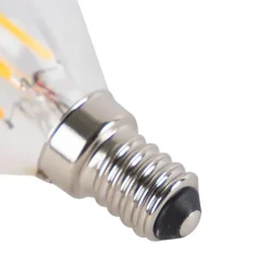 LUEDD Filament Lampen|Led Lampen*E14 dimmbare LED-Glühlampe 5W 470 lm 2700K