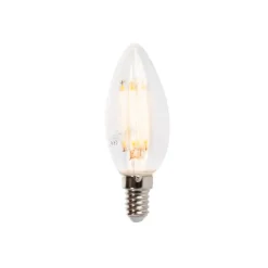 LUEDD Filament Lampen|Led Lampen*E14 dimmbare LED-Kerzenlampe B35 5W 380 lm 2700K