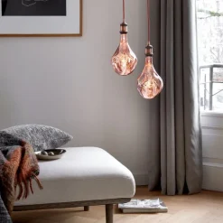 Calex Led Lampen*E27 dimmbare LED-Lampe A165 rosa 6W 80 lm 1800K