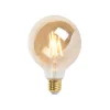 LUEDD Filament Lampen|Led Lampen*E27 dimmbare LED-Lampe G95 Goldline 5W 360 lm 2200K