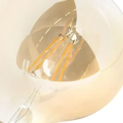 LUEDD Filament Lampen|Led Lampen*E27 dimmbare LED-Lampe G95 Goldline 5W 360 lm 2200K