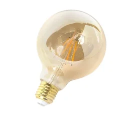 LUEDD Filament Lampen|Led Lampen*E27 dimmbare LED-Lampe G95 Goldline 5W 360 lm 2200K