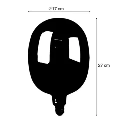 Calex Led Lampen*E27 dimmbare LED-Lampe G170 Regenbogen 4W 40 lm 2000K
