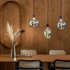 Calex Led Lampen*E27 dimmbare LED-Lampe G220 Regenbogen 4W 40 lm 2000K