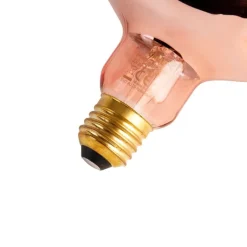 Calex Led Lampen*E27 dimmbare LED-Lampe G125 rosa 4W 70 lm 1800K