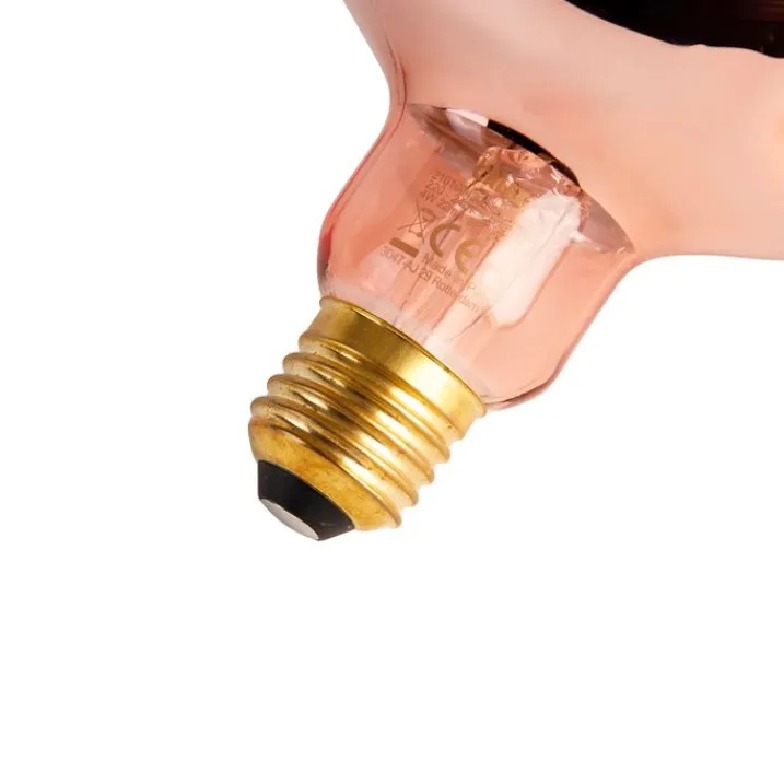 Calex Led Lampen*E27 dimmbare LED-Lampe G125 rosa 4W 70 lm 1800K