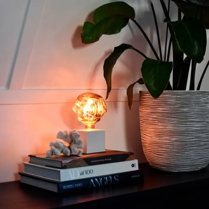 Calex Led Lampen*E27 dimmbare LED-Lampe G125 rosa 4W 70 lm 1800K