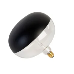 Calex Led Lampen|Wohnzimmerlampen*E27 dimmbare LED-Lampe Kopfspiegel schwarz 6W 360 lm 1800K