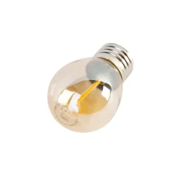 LUEDD Filament Lampen|Led Lampen*E27 dimmbare LED-Lampe P45 goldline 3.5W 330 lm 2100K
