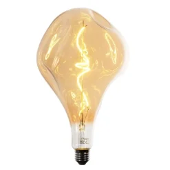 LUEDD Led Lampen*E27 Dimmbare LED-Lampe Spiralfilament PS160 Amber 6W 340 lm 1800K