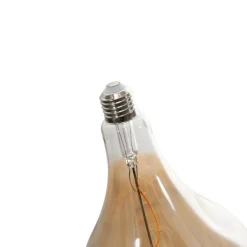 LUEDD Led Lampen*E27 Dimmbare LED-Lampe Spiralfilament PS160 Amber 6W 340 lm 1800K