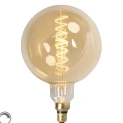 Calex Filament Lampen|Led Lampen*E27 dimmbare LED-Lampe Spiralfaden G200 3W 200 lm 2100K