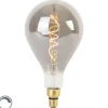 LUEDD Led Lampen*E27 dimmbare LED-Spiralfadenlampe A165 Rauch 4W 120 lm 1800K