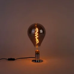 LUEDD Led Lampen*E27 dimmbare LED-Spiralfadenlampe A165 Rauch 4W 120 lm 1800K