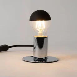 LUEDD Filament Lampen|Led Lampen*E27 dimmbarer LED-Glühlampenkopfspiegel A60 schwarz 350lm 2700K