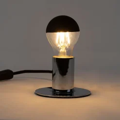 LUEDD Filament Lampen|Led Lampen*E27 dimmbarer LED-Glühlampenkopfspiegel A60 schwarz 350lm 2700K