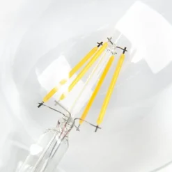 LUEDD Filament Lampen|Led Lampen*E27 dimmbares LED-Leuchtmittel G95 5W 470 lm 2700K