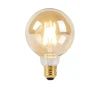 LUEDD Filament Lampen|Led Lampen*E27 Dimm-zu-Warm-LED-Lampe G95 Gold 8W 806 lm 2000-2700K