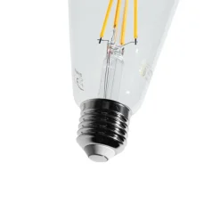 LUEDD Filament Lampen|Led Lampen*E27 LED Filament Glühbirnen ST64 Klar 4W 470 lm 2700K