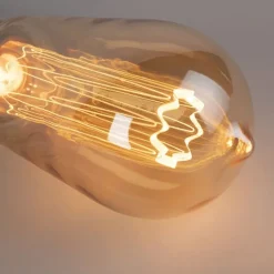 LUEDD Filament Lampen|Led Lampen*E27 LED Glühlampe Braunglas 2.5W 120lm 1800K