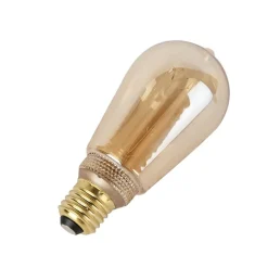 LUEDD Filament Lampen|Led Lampen*E27 LED Glühlampe Braunglas 2.5W 120lm 1800K